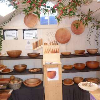Traditional woodcraft at Petersplatz